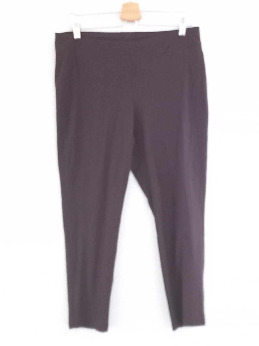 EILEEN FISHER dark burgundy pull on pants
